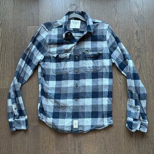 Abercrombie & Fitch Men's Vintage Flannel - Large